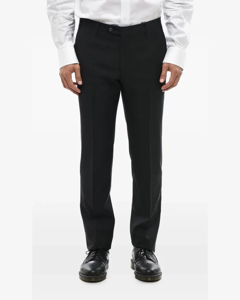 Corneliani pressed-crease trousers - Schwarz Schwarz