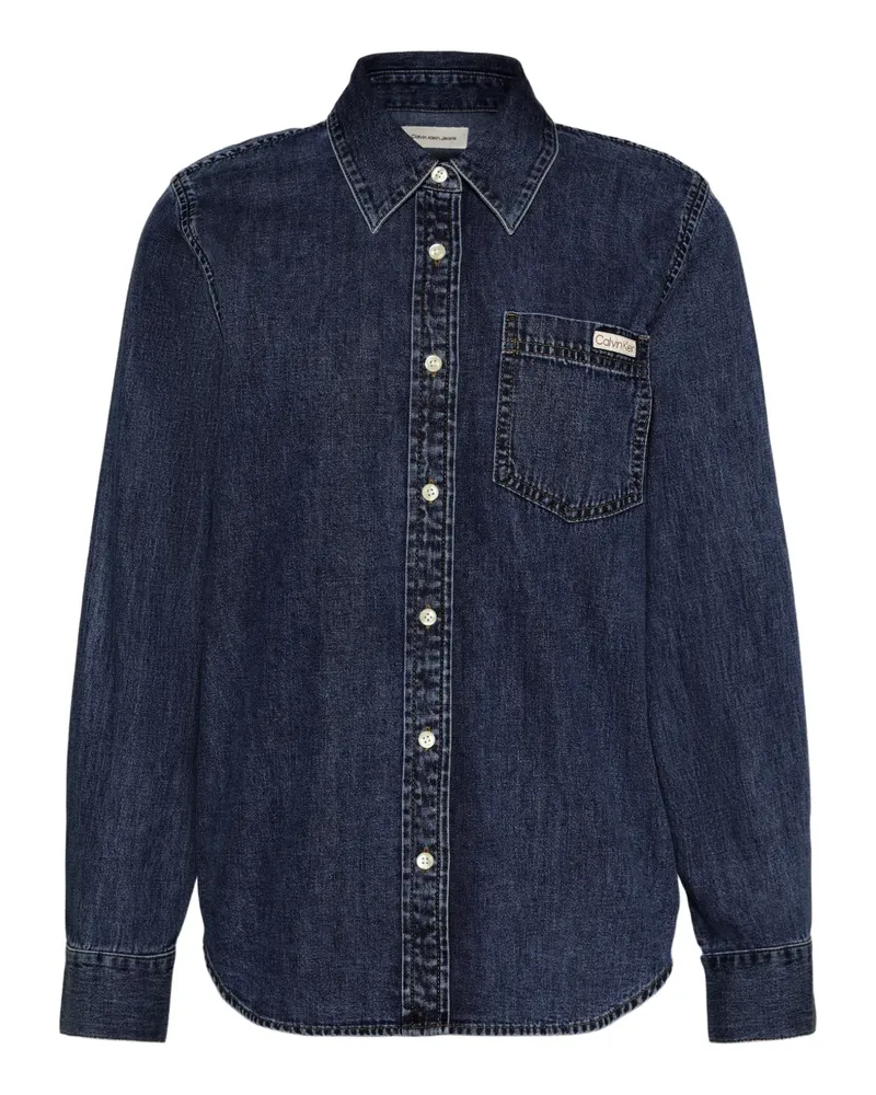 Calvin Klein buttoned shirt - Blau Blau