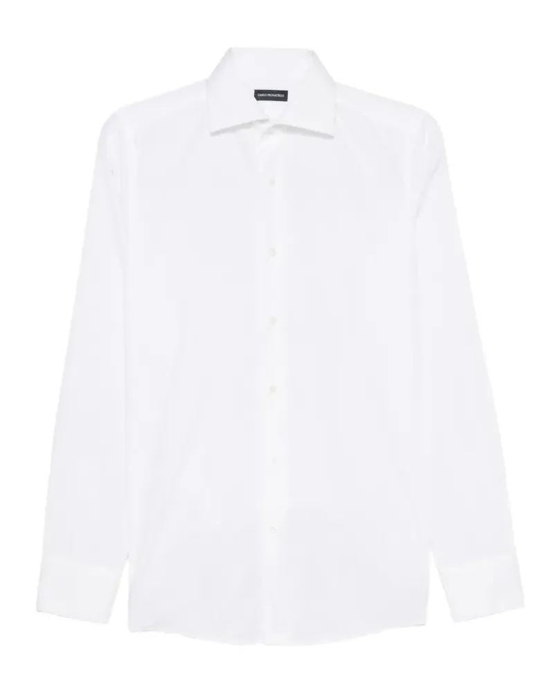 Carlo Pignatelli spread-collar long-sleeve shirt - Weiß Weiß
