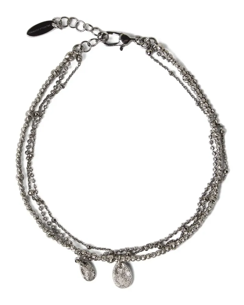 Brunello Cucinelli Armband mit Perlen - Silber Silber