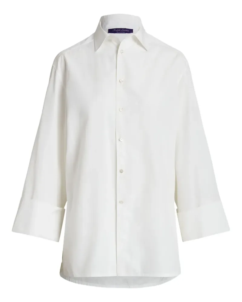 Ralph Lauren Hemd mit Umschlag-Ärmeln - Weiß Weiß