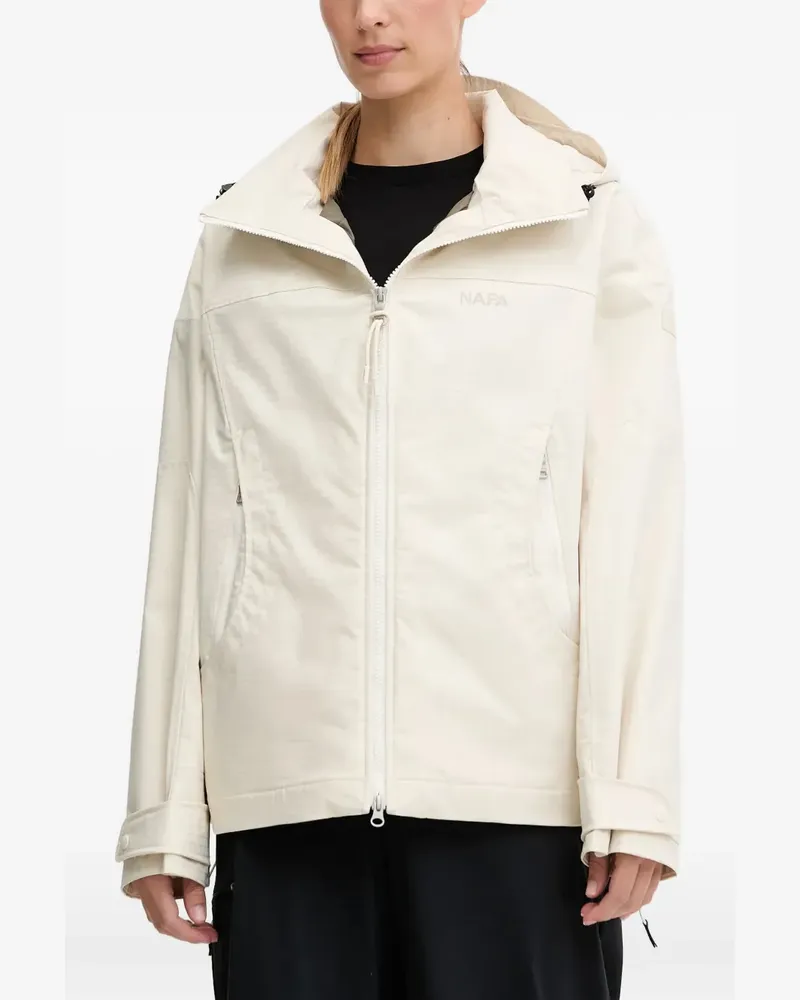 Napapijri Biez hooded zip-up jacket - Nude Nude