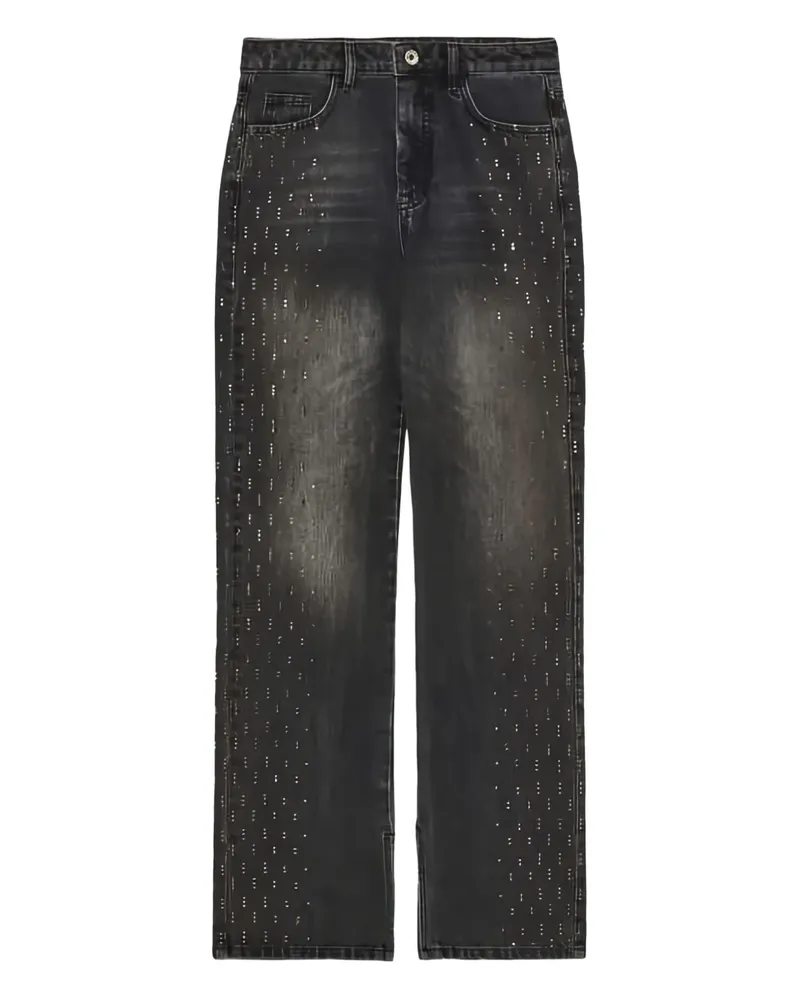 Patrizia Pepe Jeans mit Nieten - Grau Grau