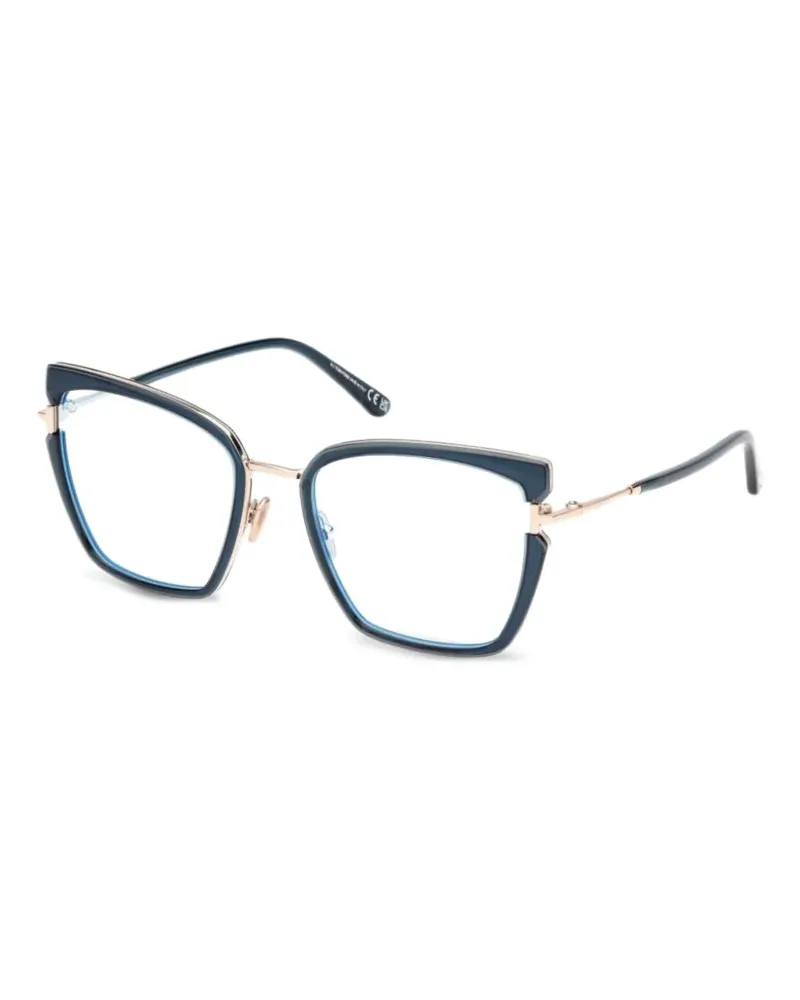 Tom Ford Brille mit Metallgestell - Blau Blau