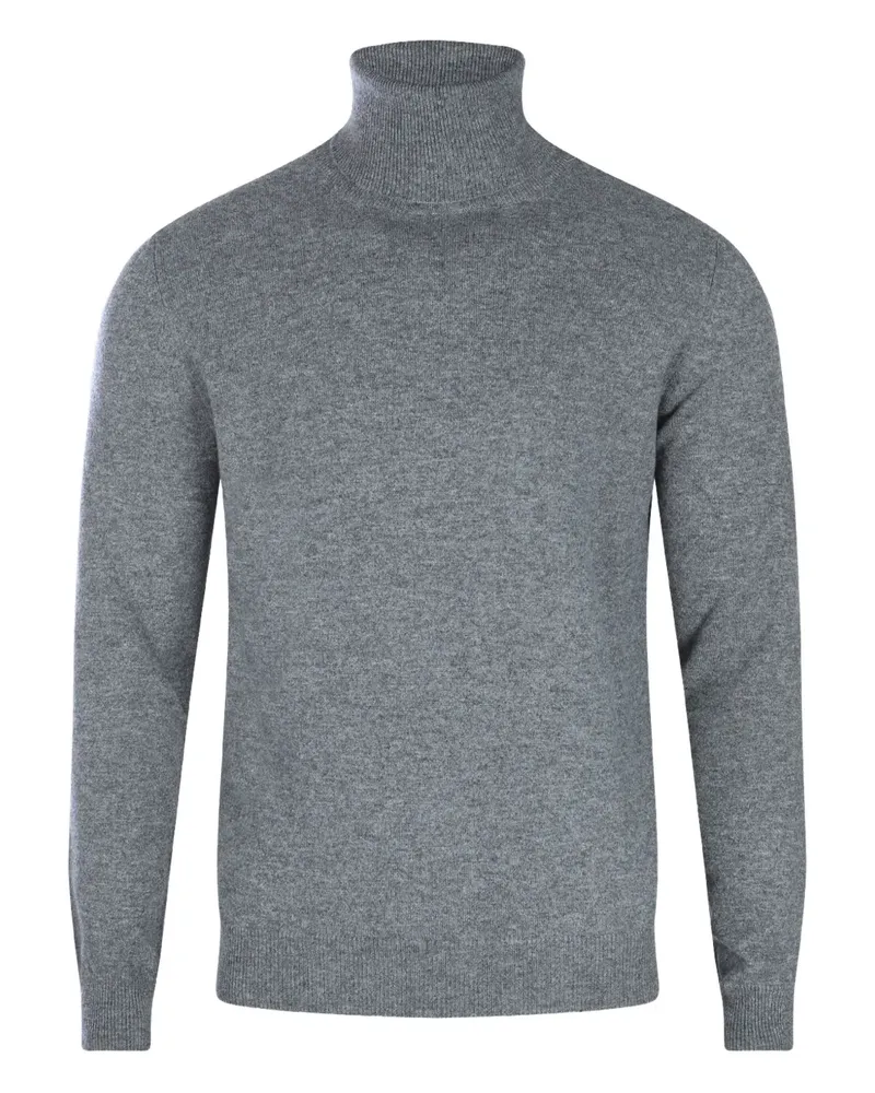 Malo Langärmeliger Rollkragenpullover - Grau Grau