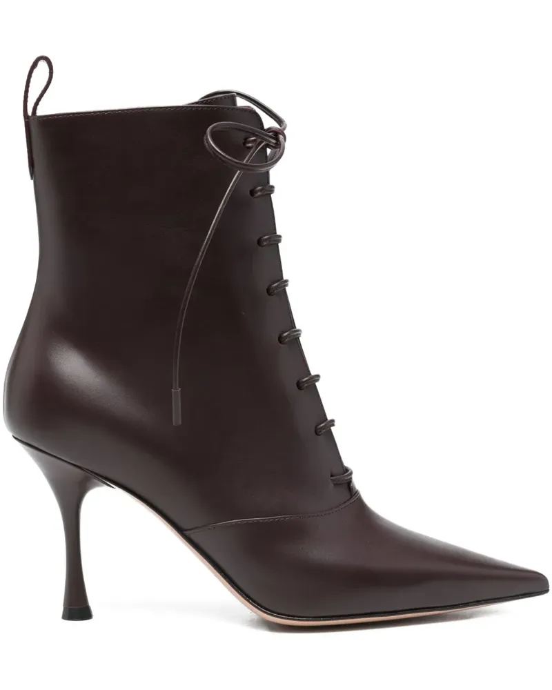 Gianvito Rossi Vitello Stiefel 85mm - Rot Rot