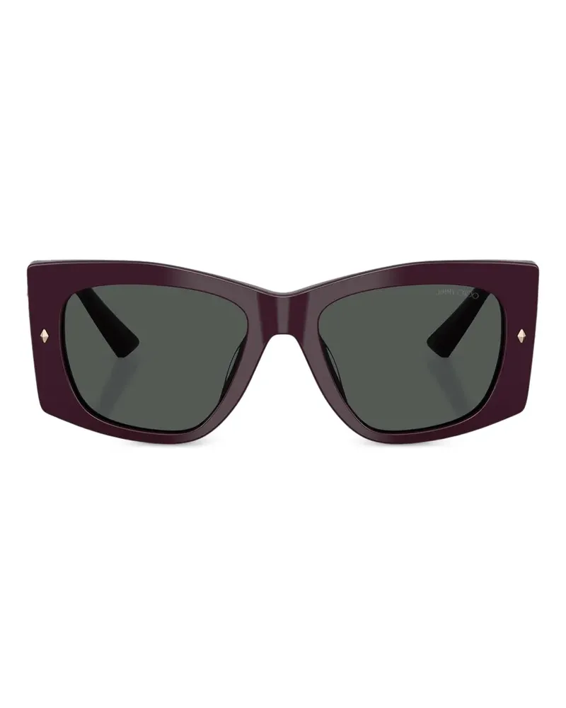 Jimmy Choo Gabi Sonnenbrille mit Logo - Violett Violett