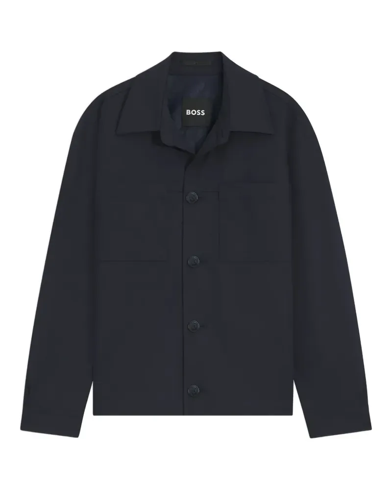 HUGO BOSS buttoned pocket jacket - Blau Blau