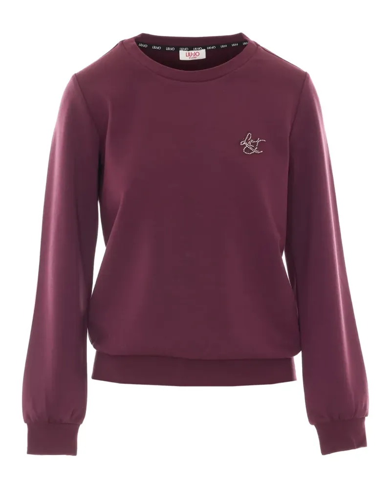 Liu Jo Sweatshirt mit Pailletten - Violett Violett