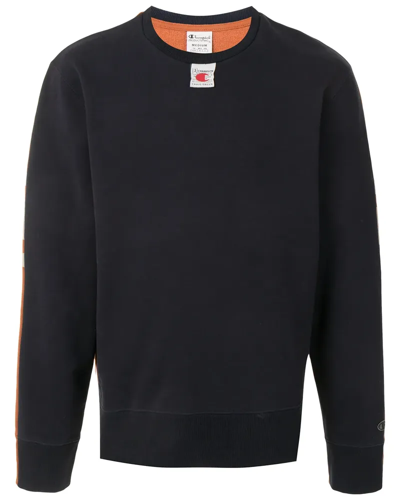 Craig Green Sweatshirt mit Baseball-Print - Blau Blau