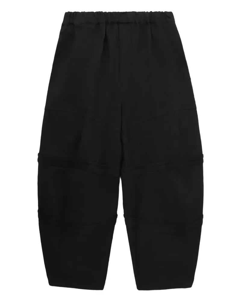 Comme des Garçons Hose mit elastischem Bund - Schwarz Schwarz