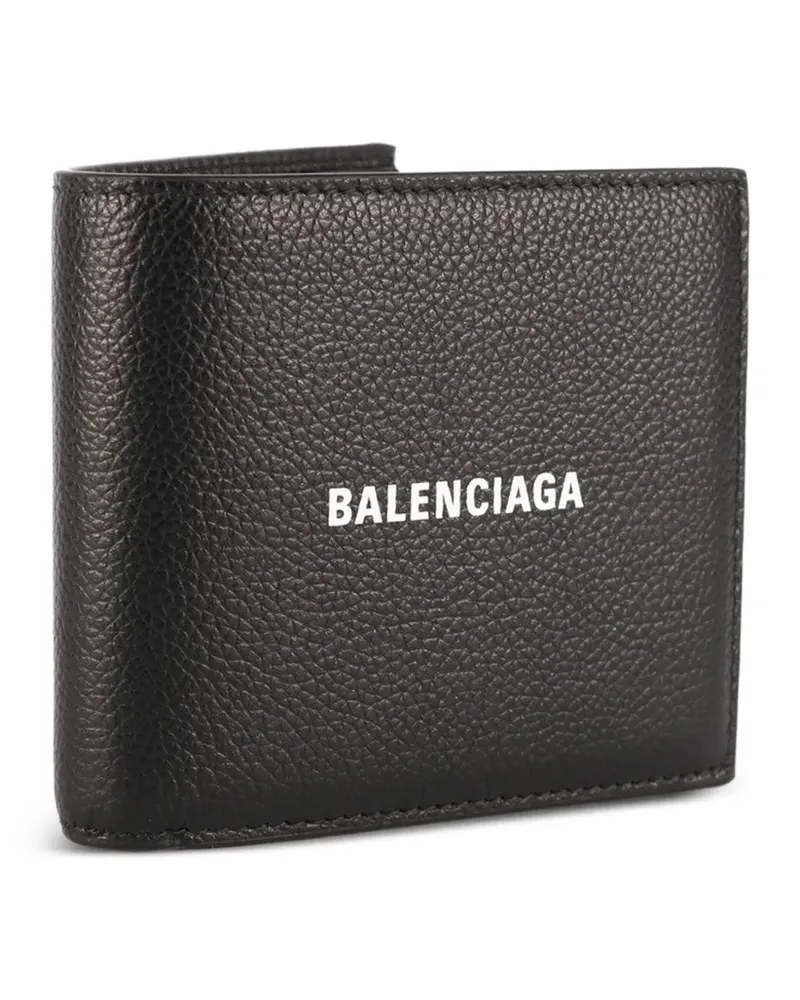 Balenciaga Cash logo-print wallet - Schwarz Schwarz