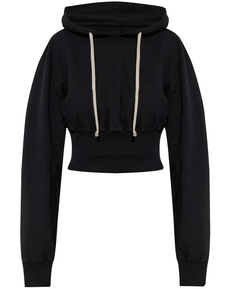 DRKSHDW by Rick Owens Jersey-Hoodie - Schwarz Schwarz