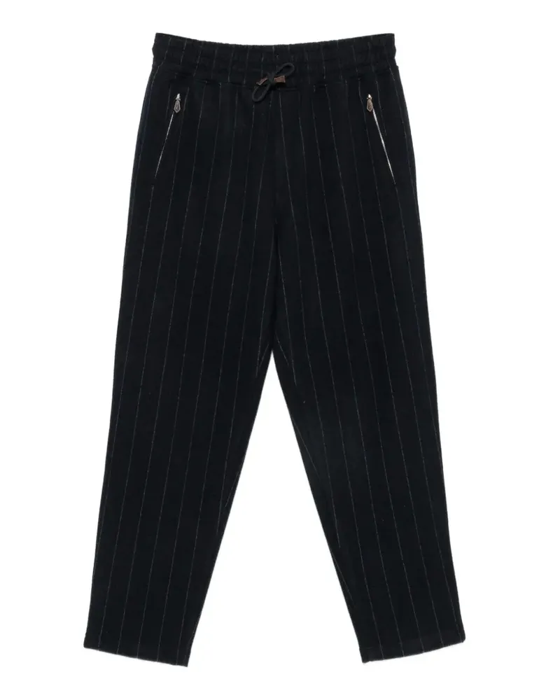 Eleventy Hose mit Nadelstreifen - Blau Blau