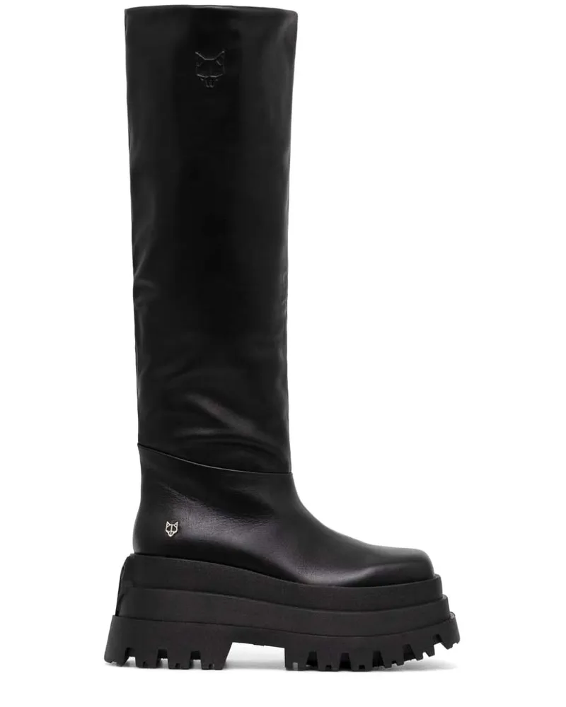 Naked Wolfe Sasha Stiefel - Schwarz Schwarz