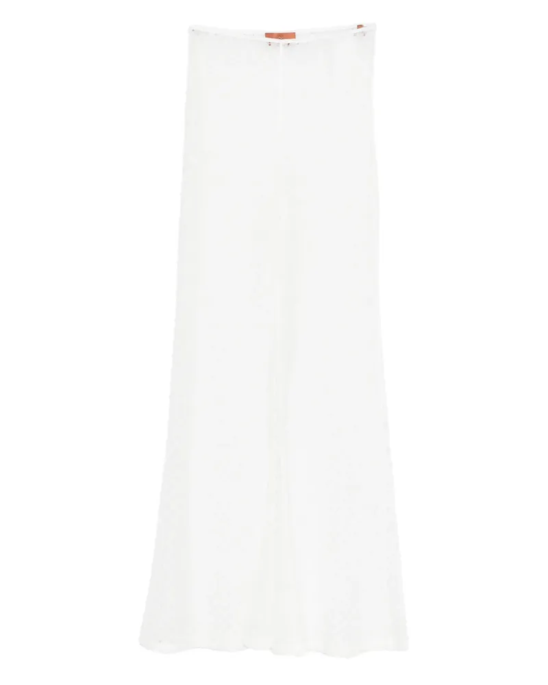 Missoni open-knit trousers - Weiß Weiß