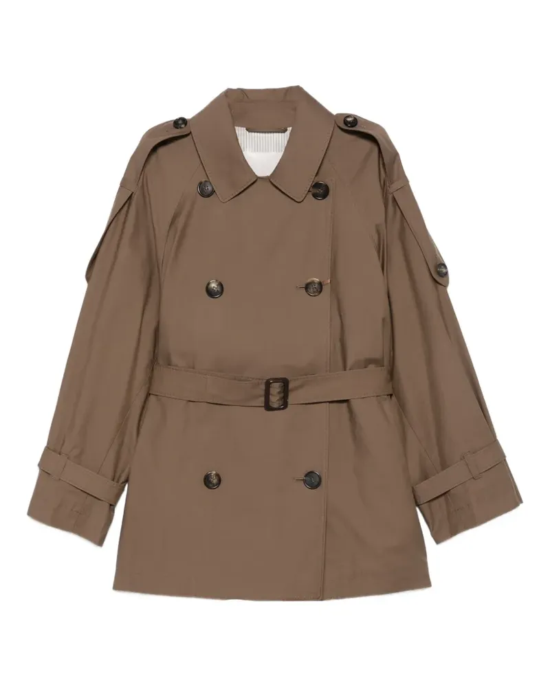 Max Mara double-breasted belted coat - Braun Braun