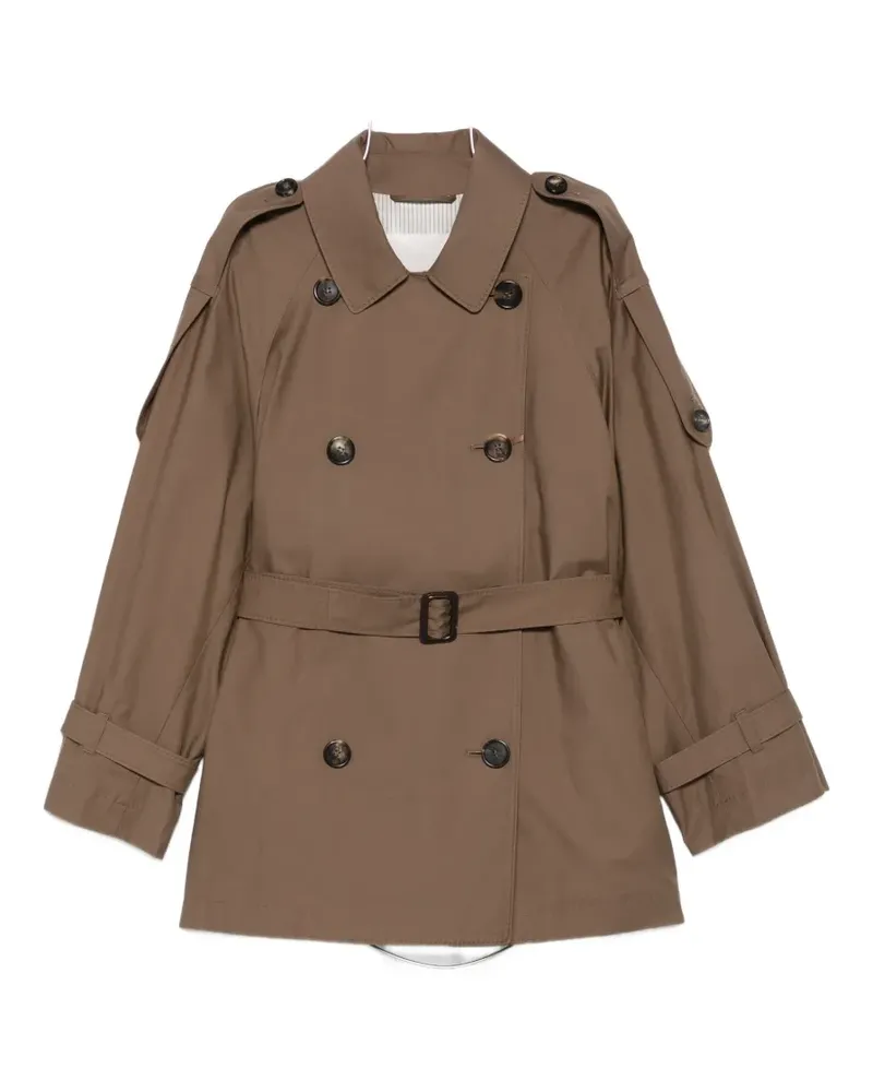 Max Mara double-breasted belted coat - Braun Braun