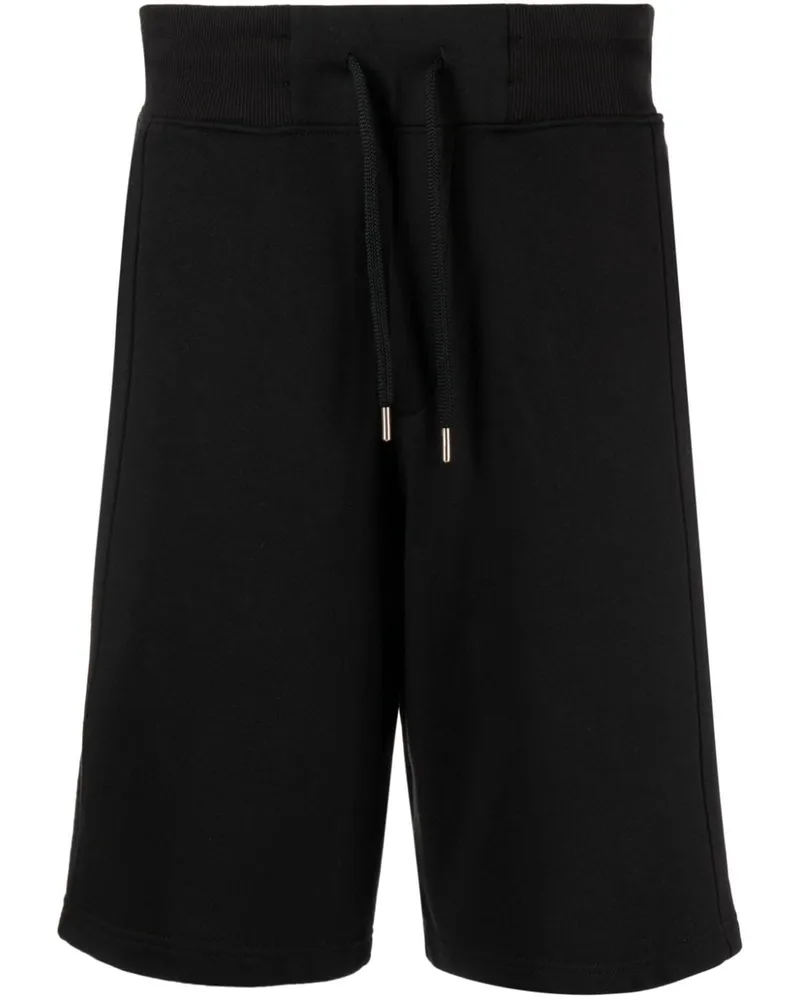 Versace Jeans Joggingshorts mit Logo-Applikation - Schwarz Schwarz