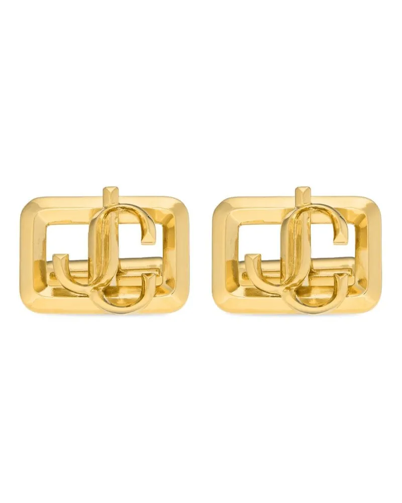 Jimmy Choo Square JC Manschettenknöpfe - Gold Gold