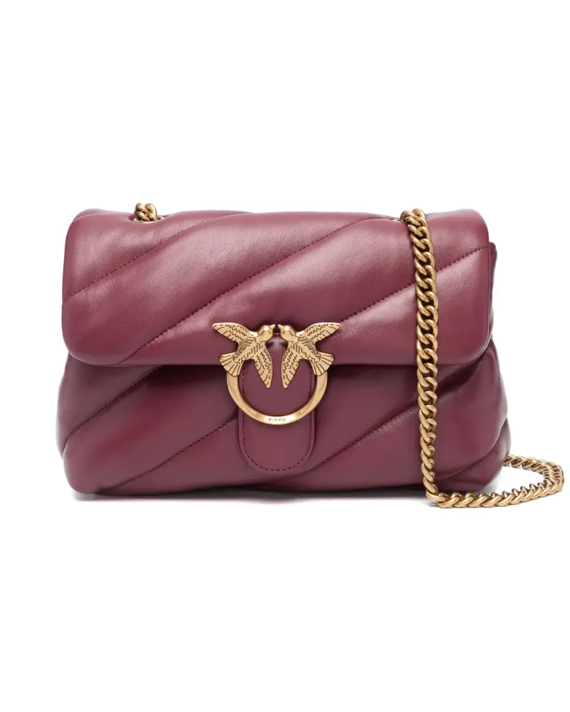 Pinko Gesteppte Love Schultertasche - Rot Rot