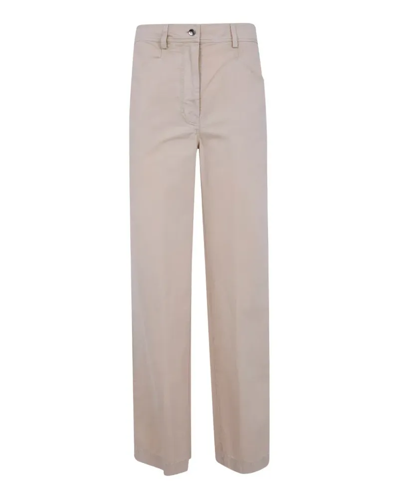 Gentry Portofino straight-leg trousers - Nude Nude