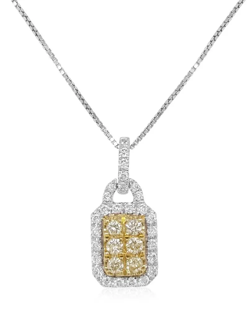 HYT Jewelry Halskette aus Platin - Silber Silber