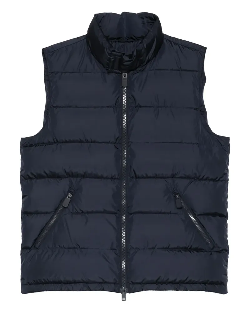 ASPESI Gefütterte Weste mit Reißverschluss - Blau Blau