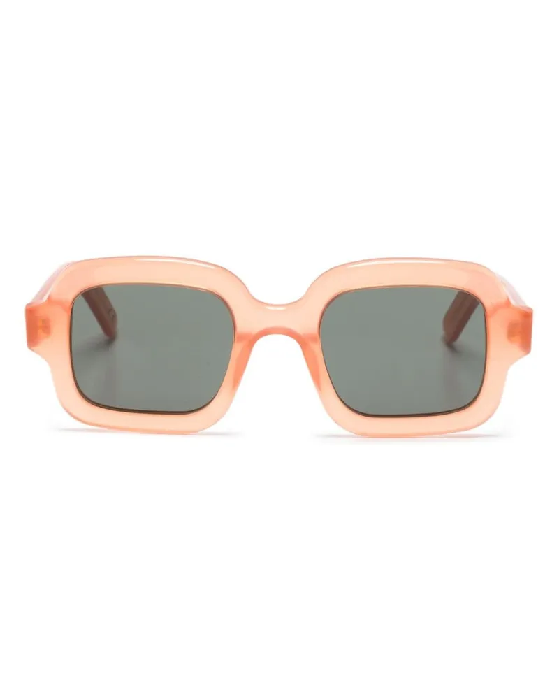 RETROSUPERFUTURE Eckige Benz Sonnenbrille Rosa