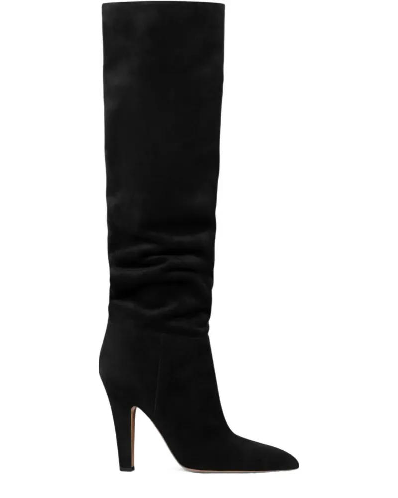 Paris Texas 100mm Elsa point-toe stiletto boots - Schwarz Schwarz