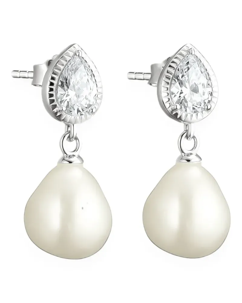 Thomas Sabo Ohrringe mit Perlenanhänger - Silber Silber
