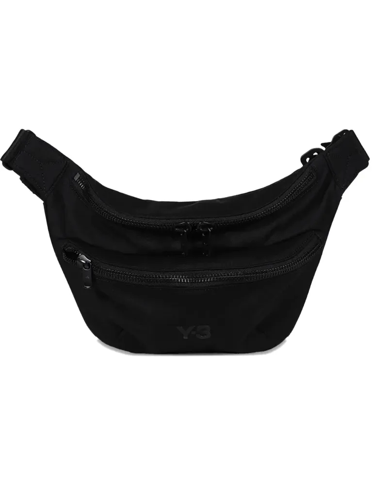 Y-3 Gürteltasche mit doppeltem Reißverschluss - Schwarz Schwarz