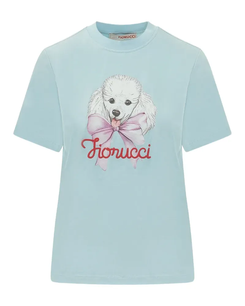 Fiorucci graphic-print T-shirt - Blau Blau