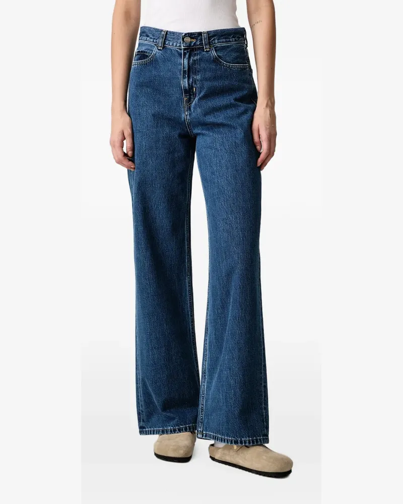 Carhartt WIP Weite Jane Jeans mit Logo-Patch - Blau Blau
