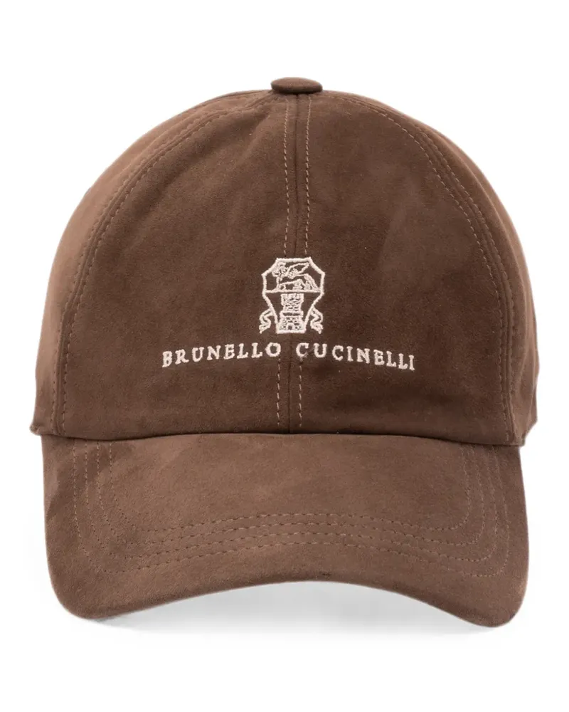 Brunello Cucinelli logo-embroidered baseball cap - Braun Braun