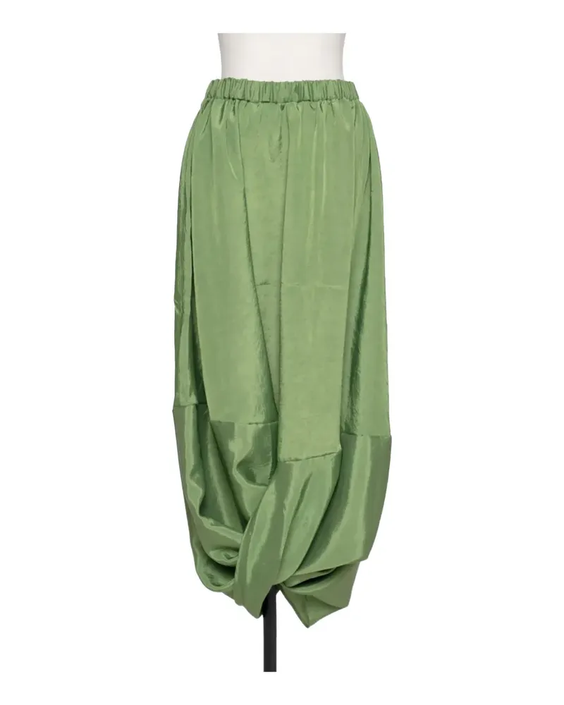 Muller of Yoshiokubo draped balloon maxi skirt - Grün Grün