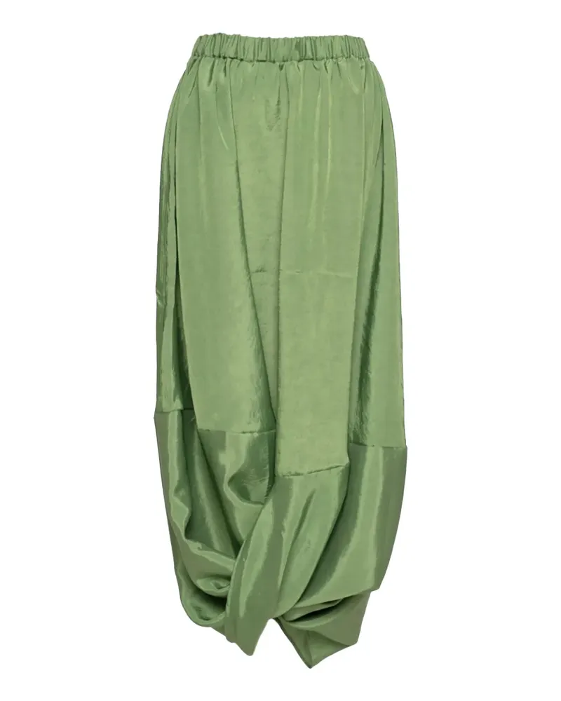 Muller of Yoshiokubo draped balloon maxi skirt - Grün Grün