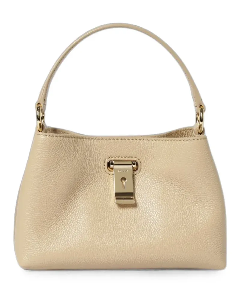 Bally mini Lock Me tote bag - Nude Nude