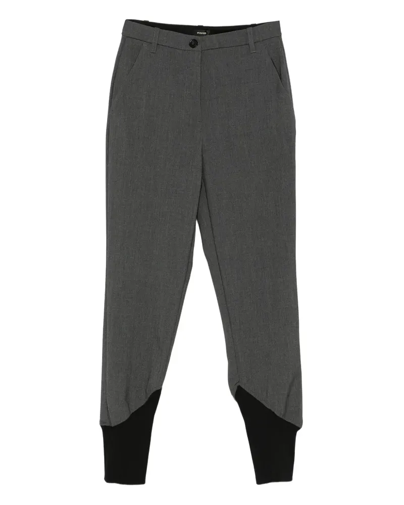 Pinko Hose mit Kontrasteinsätzen - Grau Grau