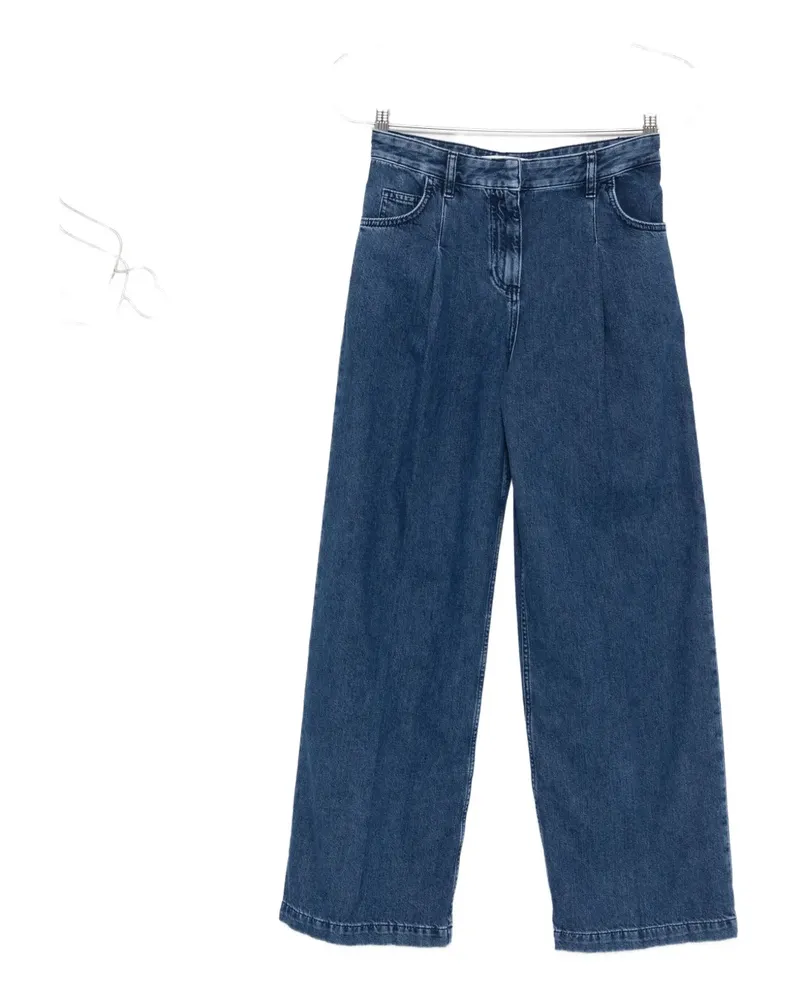 ba&sh Jeans mit Faltendetail - Blau Blau