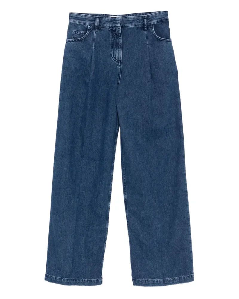 ba&sh Jeans mit Faltendetail - Blau Blau