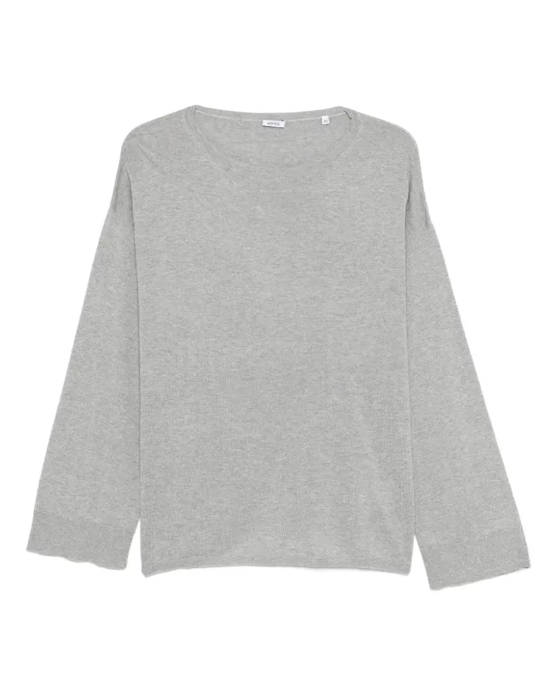 ASPESI Langärmeliger Pullover - Grau Grau