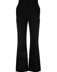 Câllas Milano Cropped-Hose mit hohem Bund Schwarz