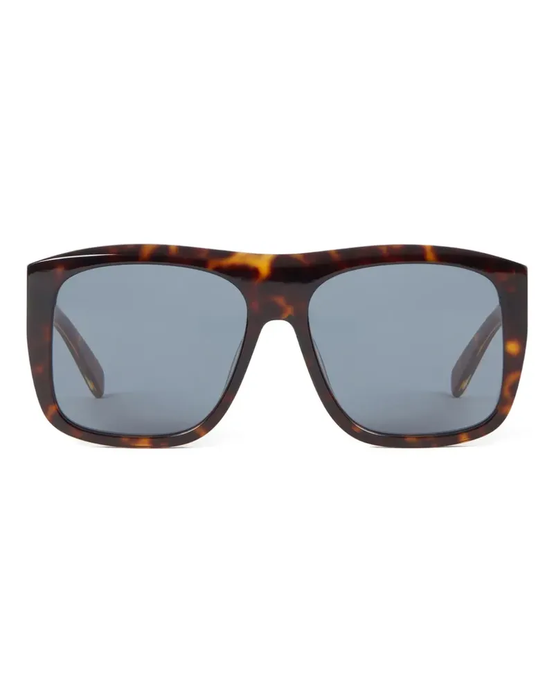 Stella McCartney Sonnenbrille mit eckigem Gestell - Braun Braun