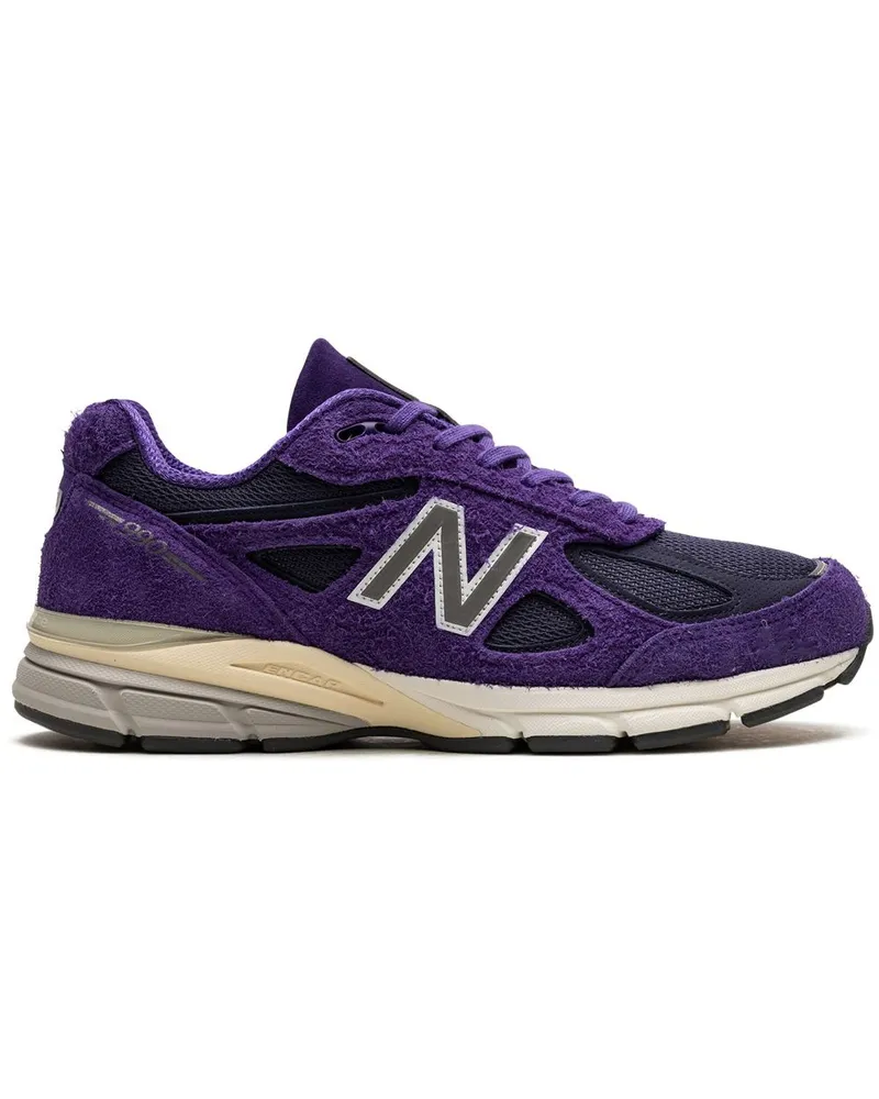 New Balance 990v4 Purple Sneakers aus Wildleder - Violett Violett