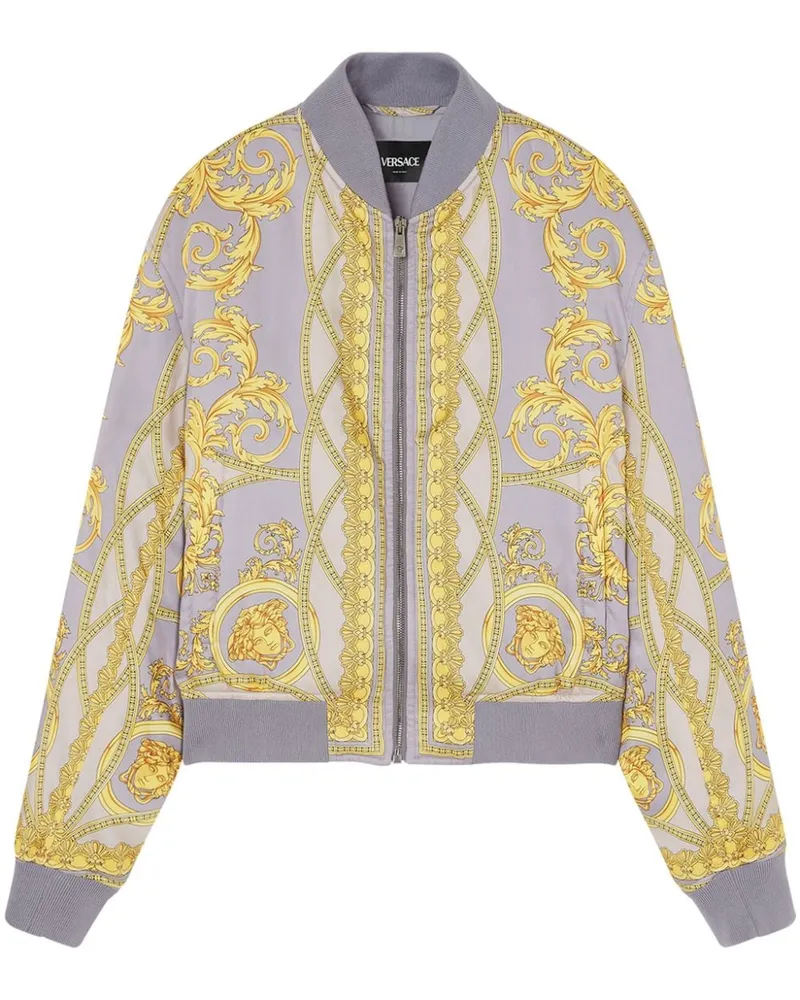 Versace La Coupe des Dieux Bomberjacke - Grau Grau