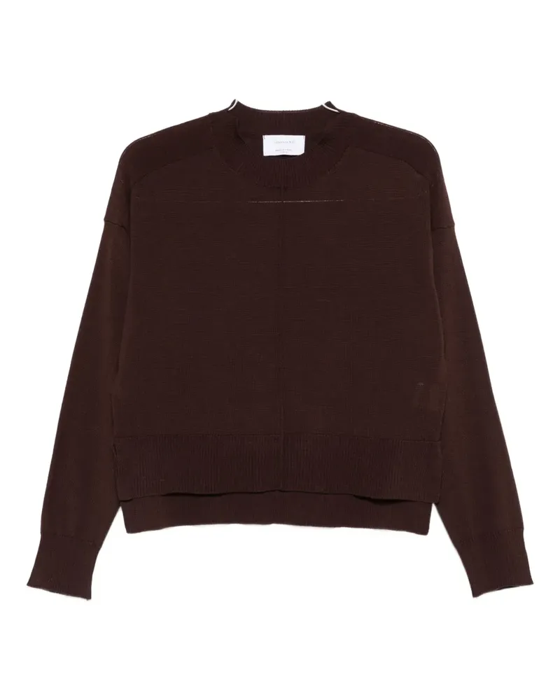 Daniele Fiesoli Pullover mit Rundhalsausschnitt - Braun Braun