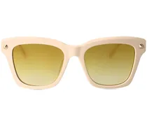 Sonnenbrille mit Wayfarer-Gestell - Nude