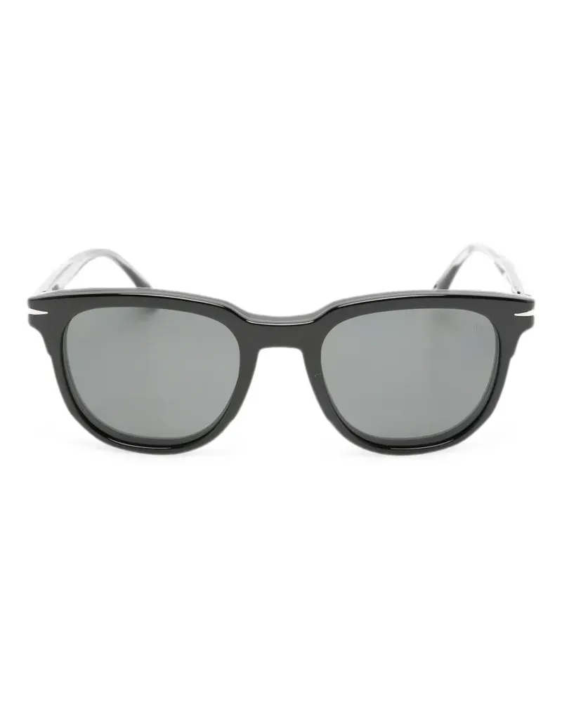 EYEWEAR by DAVID BECKHAM Brille mit getönten Clip-On-Gläsern - Schwarz Schwarz