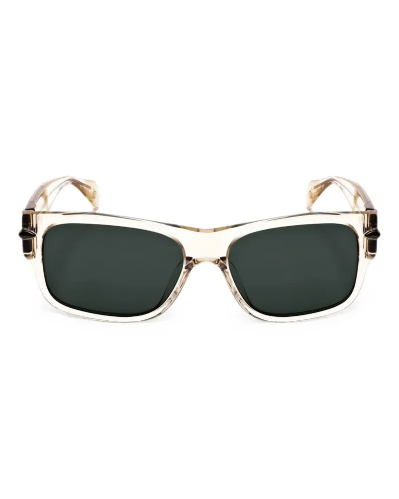 Rag & Bone rectangle-frame sunglasses - Nude Nude